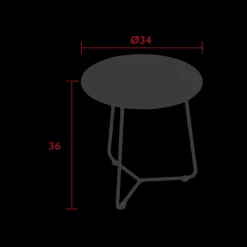 Tables De Jardin<FERMOB Table d'appoint Cocotte,