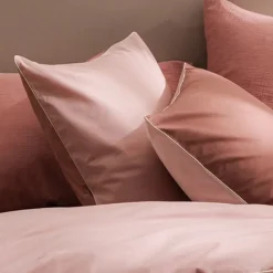 Housses De Couette, Parures<Essix Taie d'oreiller Bons jours rose doré,