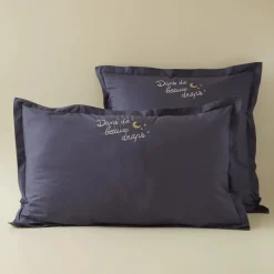 Housses De Couette, Parures<Sylvie Thiriez Taie d'oreiller Dans de Beaux Draps Pierre Bleue,