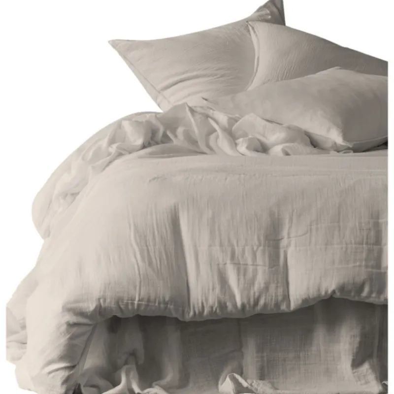 Housses De Couette, Parures<HAOMY TEXTILE Taie d'oreiller Dili Craie, Haomy