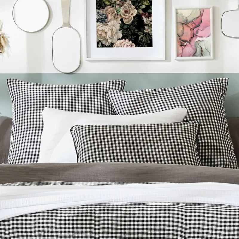 Housses De Couette, Parures<L'effet papillon Taie d'oreiller Gaze de coton Vickie Truffe,