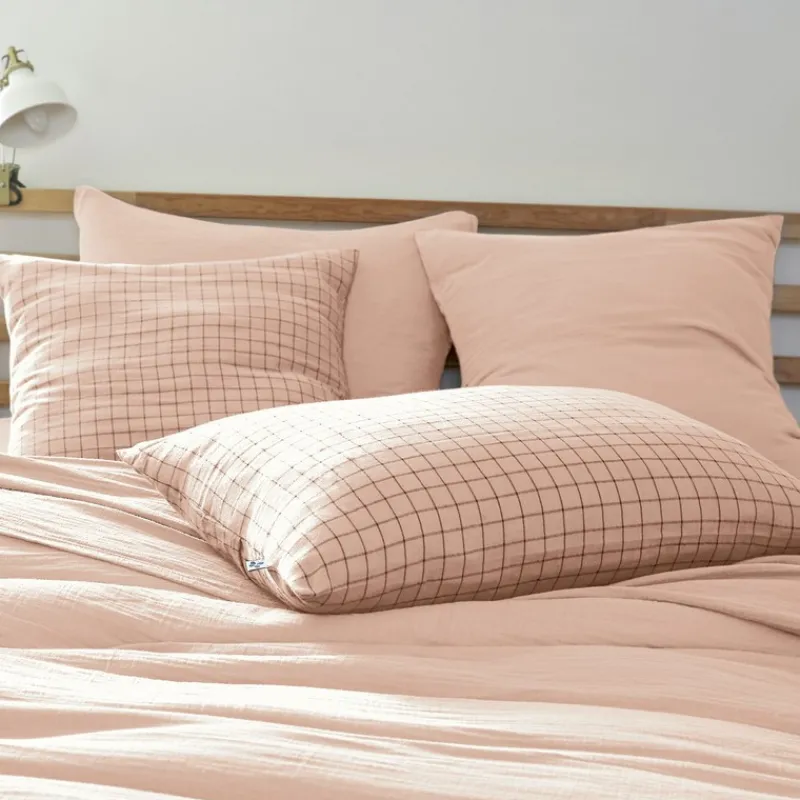 Housses De Couette, Parures<L'effet papillon Taie d'oreiller Gaze de coton Gaïa Mix Guimauve,
