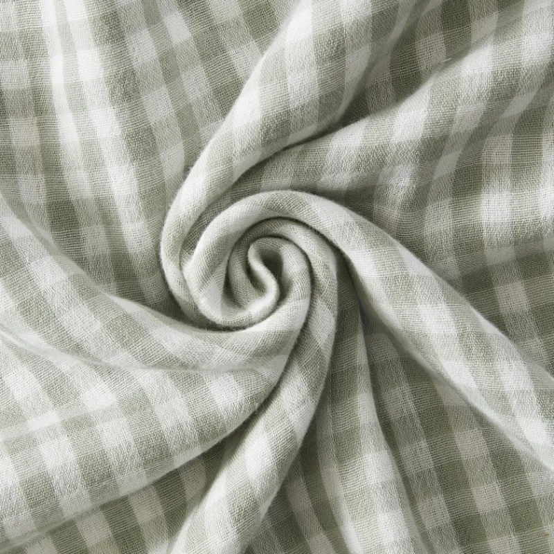 Housses De Couette, Parures<L'effet papillon Taie d'oreiller Gaze de coton Vickie Eucalyptus,