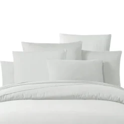 Housses De Couette, Parures|Oreillers, Traversins<HAOMY TEXTILE Taie d'oreiller Taloa Blanc, Haomy