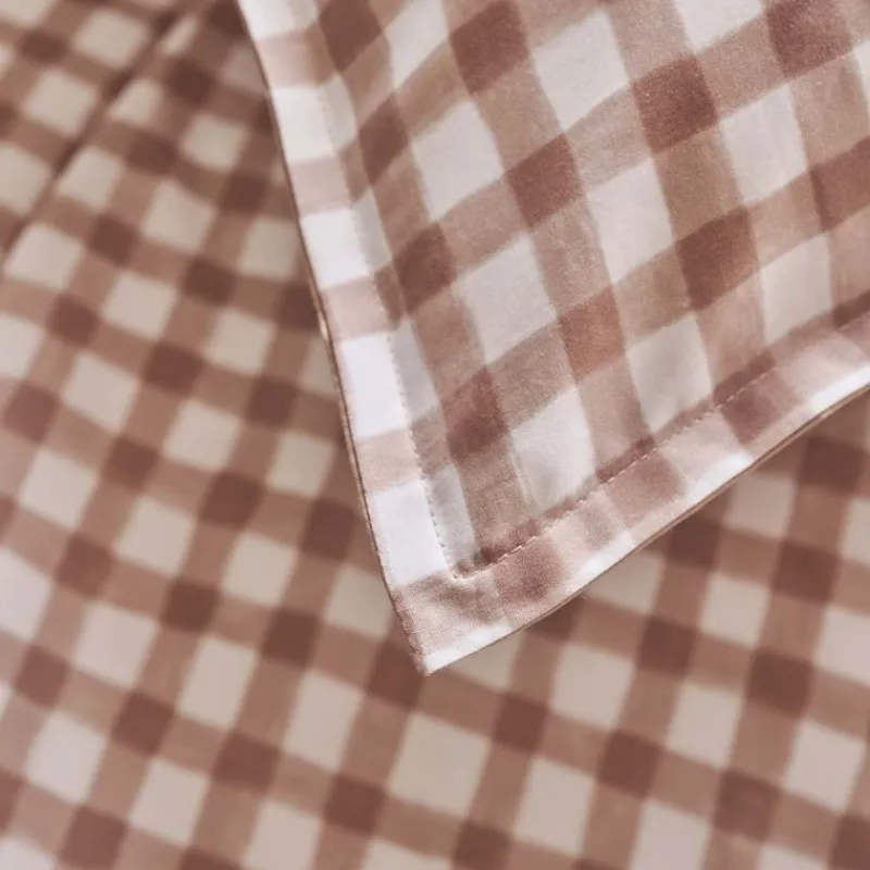 Housses De Couette, Parures<Essix Taie d'oreiller Vichy Beige,