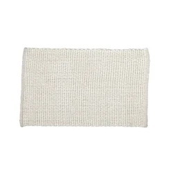 Tapis De Salle De Bain<SENSEI Tapis de bain Treccia Écru,