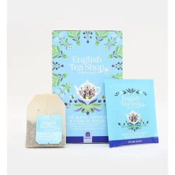 Les Thés Et Tisanes<English Tea Shop Thé Blanc Bio Myrtille et Fleur de Sureau 20 sachets,
