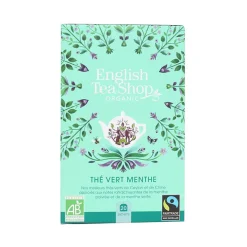 Les Thés Et Tisanes<English Tea Shop Thé Vert Bio Menthe 20 sachets,
