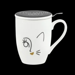 Bols, Mugs Et Tasses<DERRIERE LA PORTE Tisanière J'suis comme Chat, Derrière la Porte