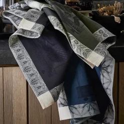 Torchons<LE JACQUARD Français Torchon Curiosités Florales Empire,