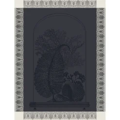 Torchons<LE JACQUARD Français Torchon Curiosités Minérales Charbon,