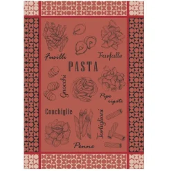 Torchons<Sud Etoffe Torchon Pasta Rouge,