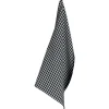 Torchons<Winkler Torchon recyclé Billie noir/gris,