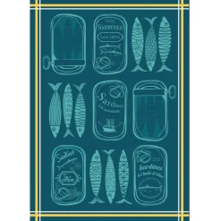 Torchons<Sud Etoffe Torchon Sardinas,