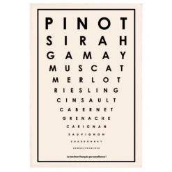 Torchons<VIVARAISE Torchon Test Cépages Français Ecru, Winkler