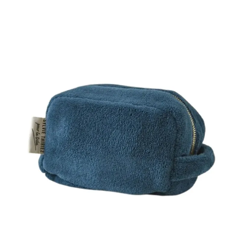 Les Accessoires<Sylvie Thiriez Trousse Polaire Bleu Pétrole,