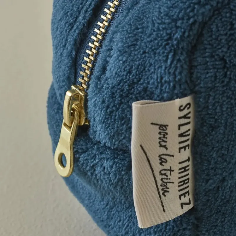 Les Accessoires<Sylvie Thiriez Trousse Polaire Bleu Pétrole,