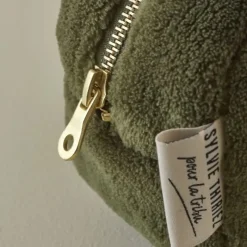 Les Accessoires<Sylvie Thiriez Trousse Polaire Kaki,