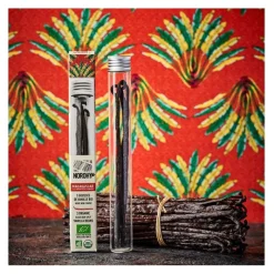 Les Ingrédients Du Pâtissier<VALRHONA Tube de 3 gousses de vanille bio de Madagascar, Norohy