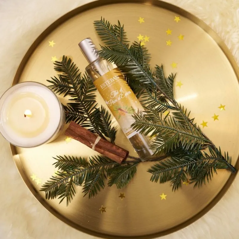 Diffuseurs De Parfum D'Intérieur<ESTEBAN Vaporisateur 75 ml Thé et Pain d'épices,