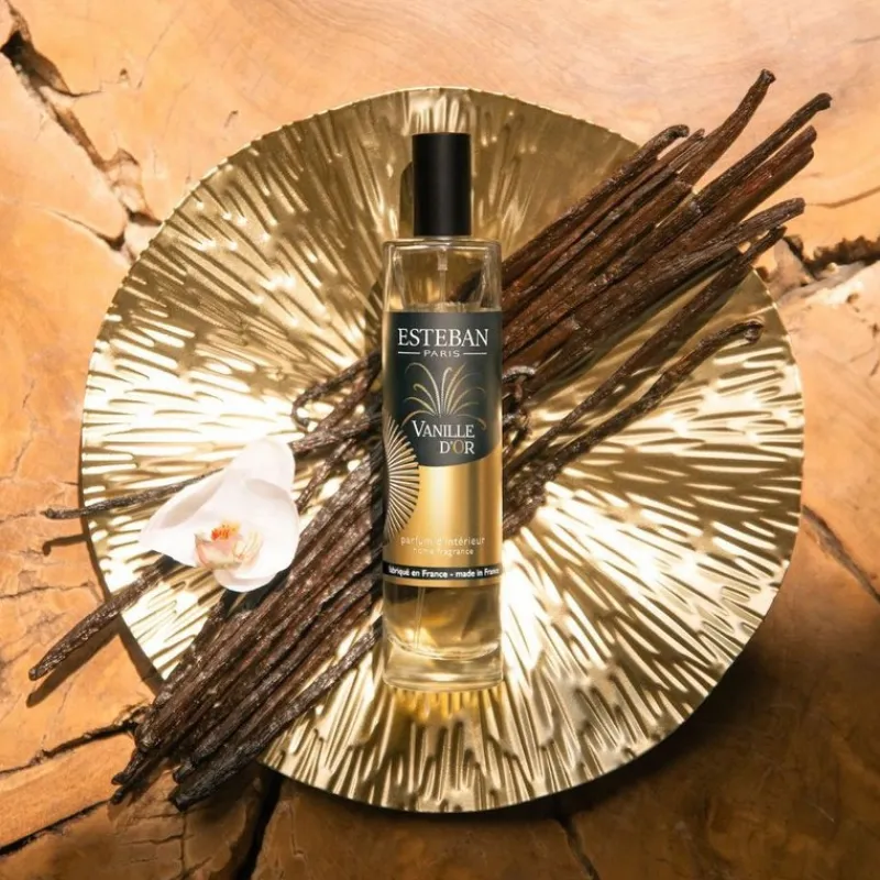 Diffuseurs De Parfum D'Intérieur<ESTEBAN Vaporisateur 75 ml Vanille d'or,