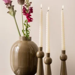 Vases<Present Time Vase Mila Dark Green,