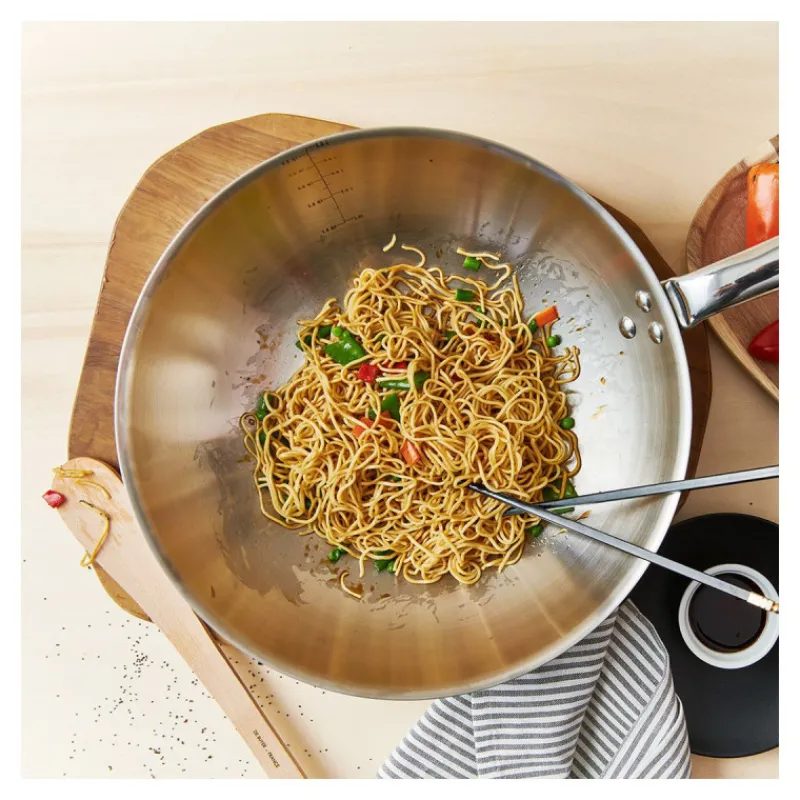 Woks<DE BUYER Wok inox Alchimy,